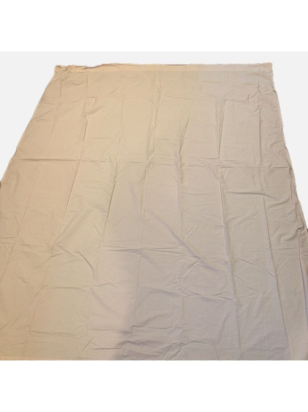 Lauren Ralph Lauren Gingham Checkered Flat Bed Sheet Full Cotton Pink Farmhouse